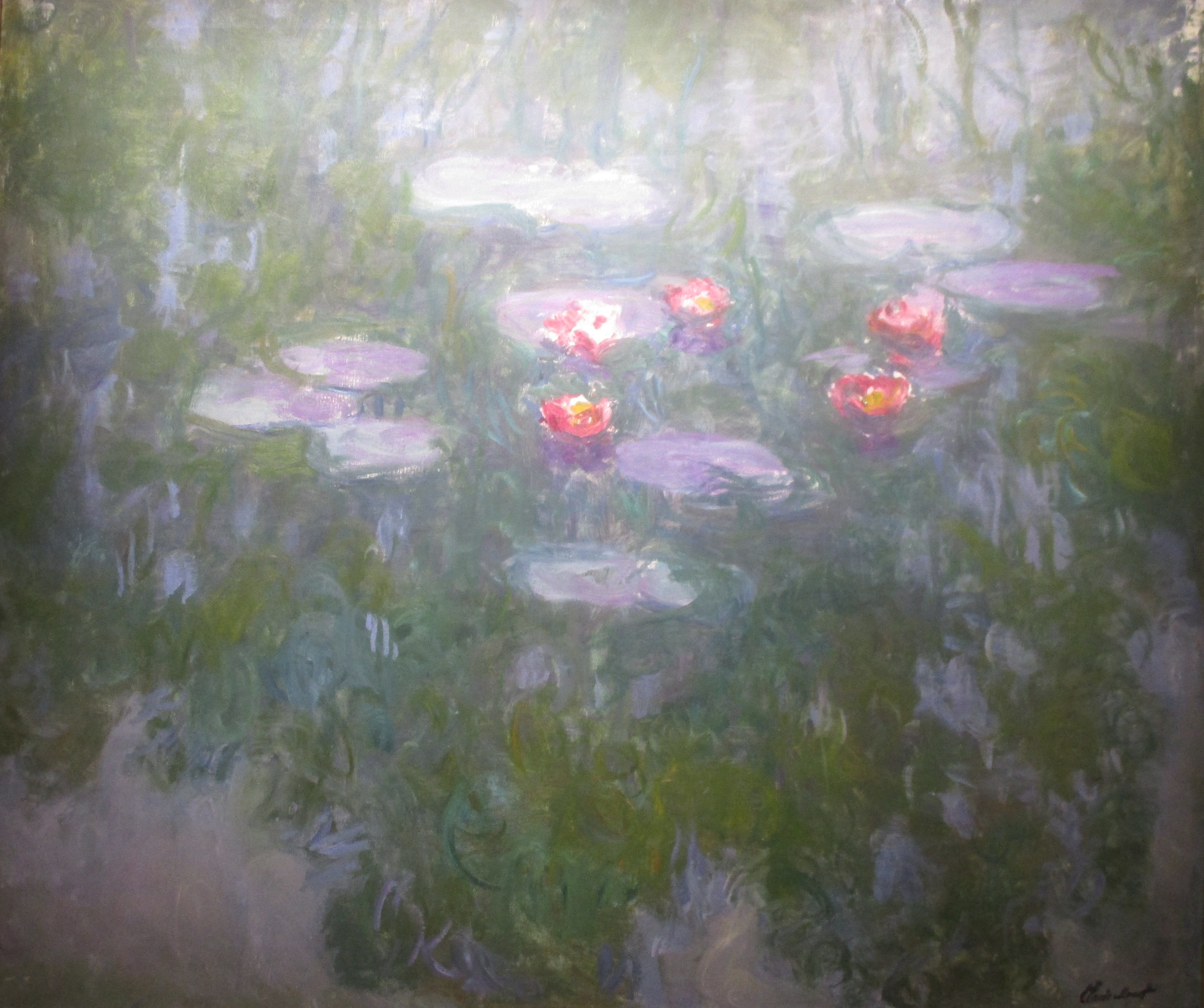 Reproduction du tableau « Nymphéas - Claude Monet » par Alpha Reproduction en peinture à l’huile