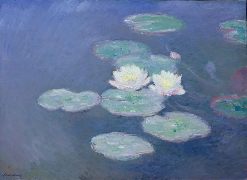 Näckrosor, kvällseffekt, Marmottan W1504 - Claude Monet