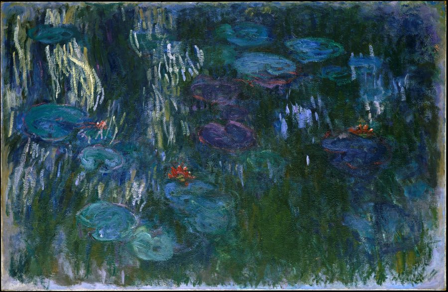 Näckrosor, speglingar av pil - Claude Monet