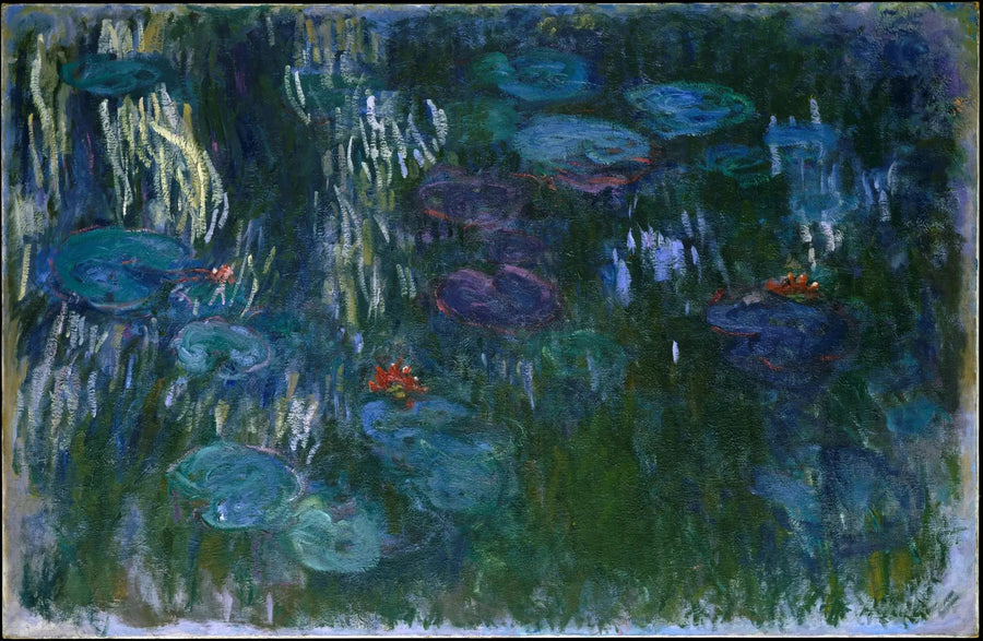 Näckrosor, speglingar av pil - Claude Monet