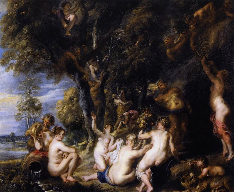Nymfer och Satyrer - Peter Paul Rubens