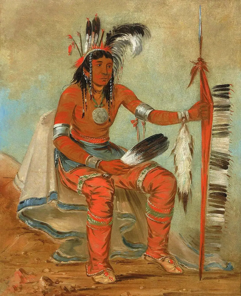 O'n-daig, korpen, en dandyr - George Catlin
