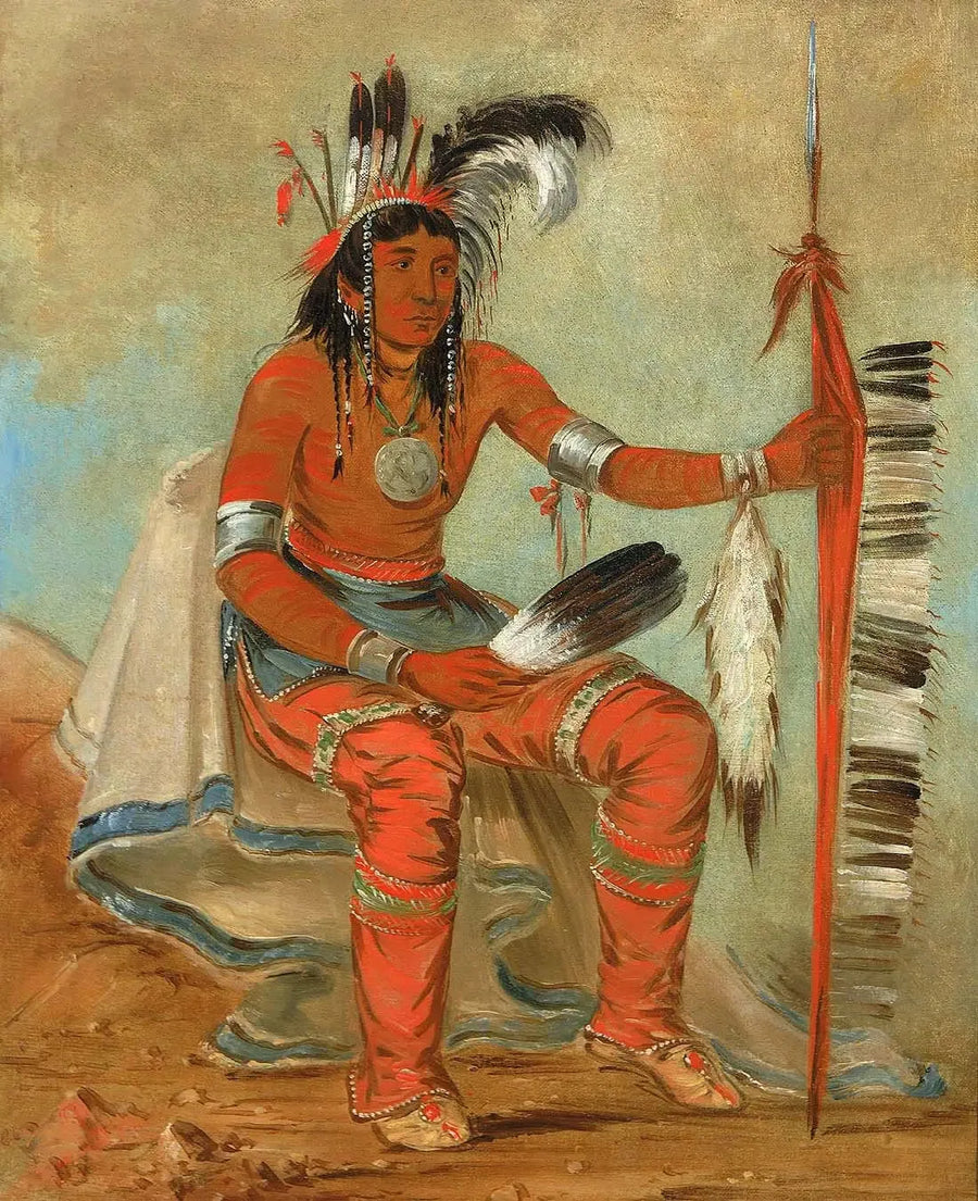 O'n-daig, korpen, en dandyr - George Catlin