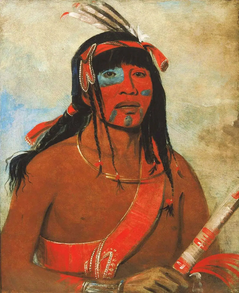 O-tá-wah, l'Ottaway, en krigare - George Catlin