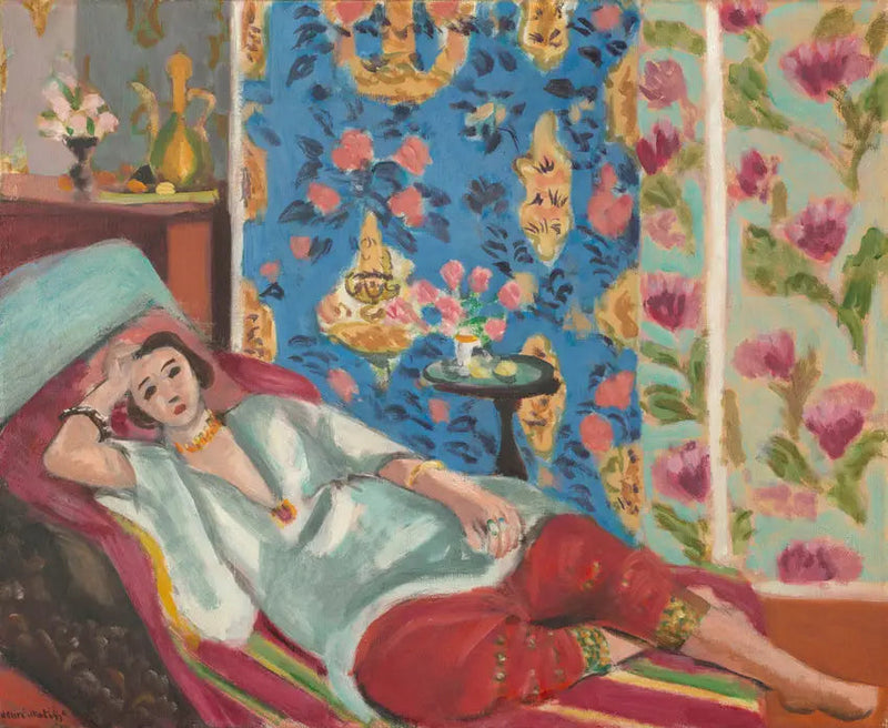 Odalisque med röd byxa - Henri Matisse