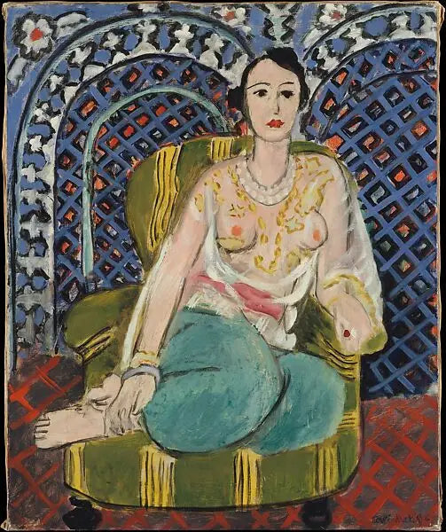 Sittande odalisque - Henri Matisse