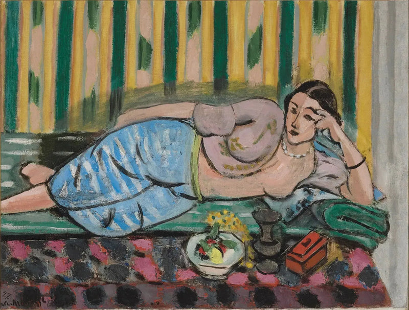 Odalisque med röd kista - Henri Matisse