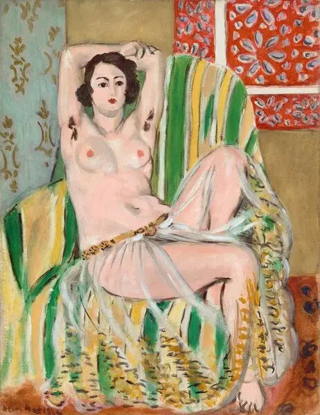 Odalisque med upplyfta armar - Henri Matisse