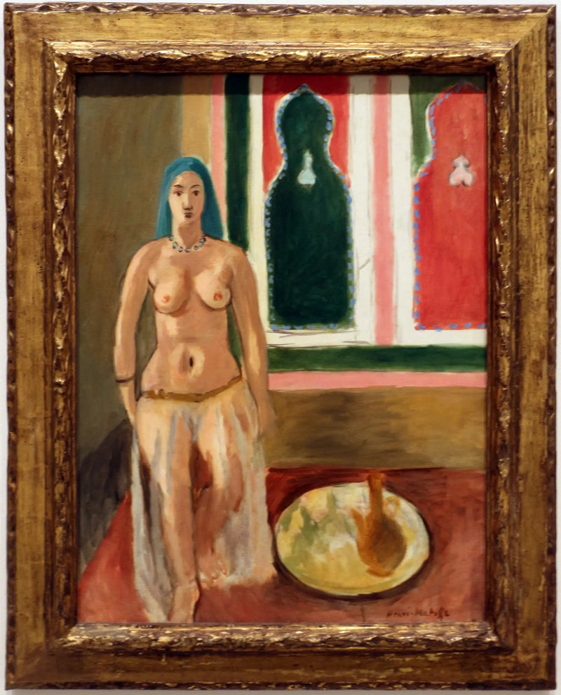 Odalisque med Grön Frisyr - Henri Matisse