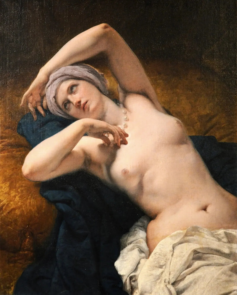 Odaliska i sin sömn - Francesco Hayez