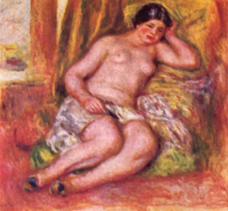 Sovande odalisque - Pierre-Auguste Renoir