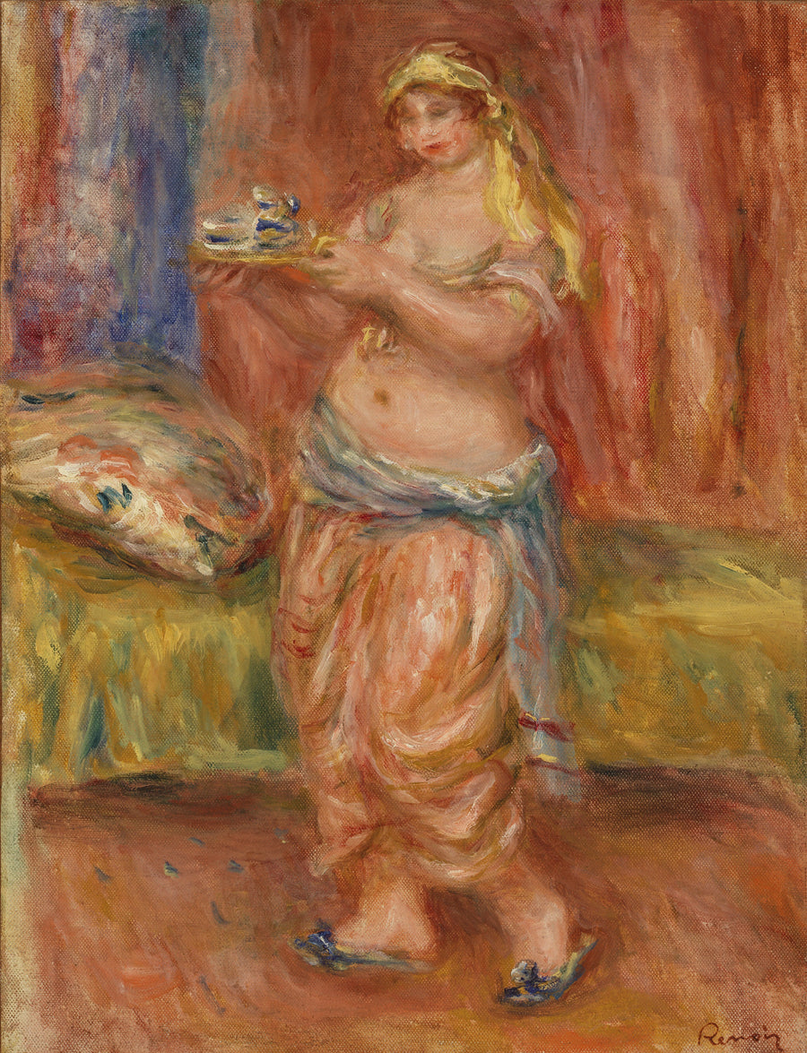 Odalisque med tekannan - Pierre-Auguste Renoir