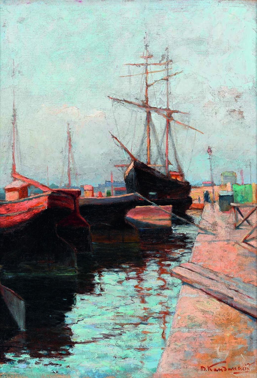 Odessa, port - Vassily Kandinsky image 1 reproduction d’œuvre d’art à l’huile