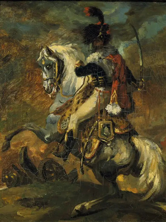 Officer för kejsarens livgardes jägarregemente till häst - Théodore Géricault