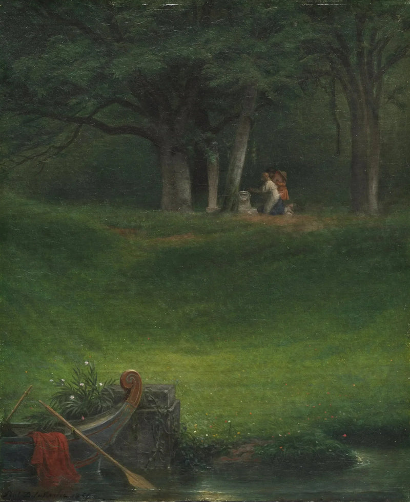 Offerrande till guden Pan - Paul Delaroche
