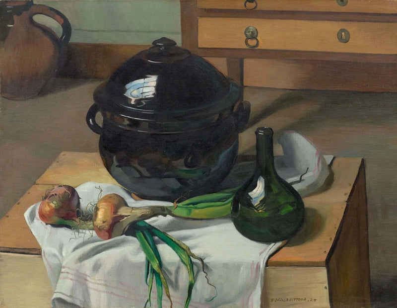 Lök och soppa - Félix Vallotton