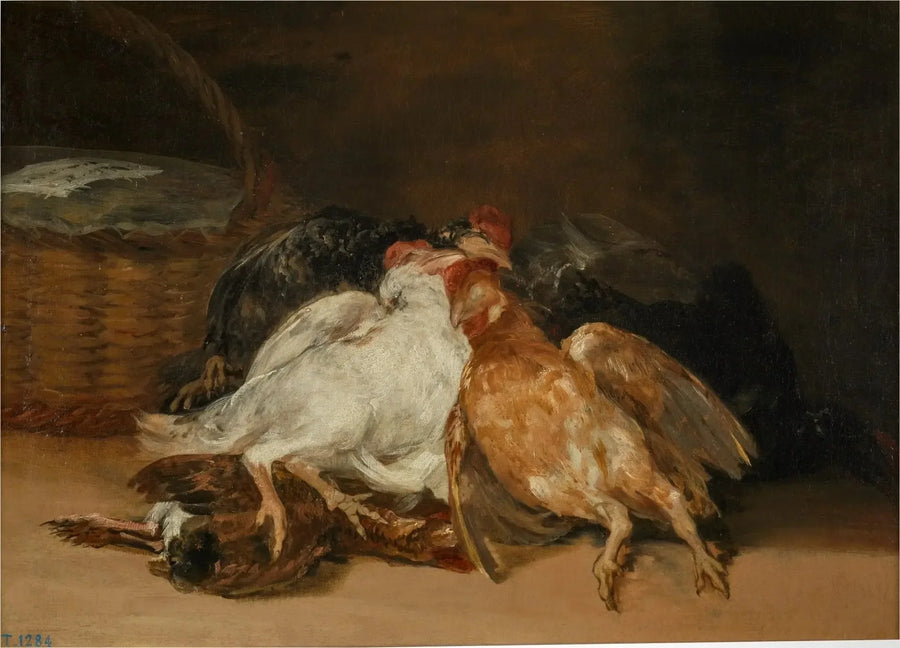 Döda fåglar - Francisco de Goya