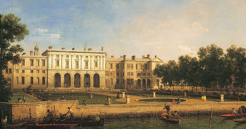 Gamla Somerset House vid Themsen - Canaletto