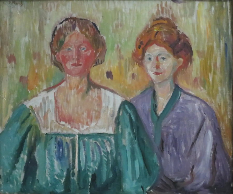Olga och Rosa Meissner - Edvard Munch