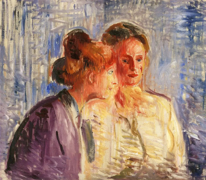Olga och Rosa Meissner - Edvard Munch