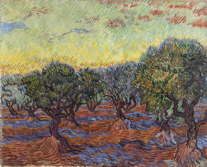 Oliveraie, Saint-Rémy - Vincent van Gogh