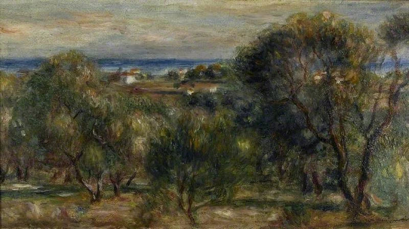 Olivträd, Cagnes - Pierre-Auguste Renoir