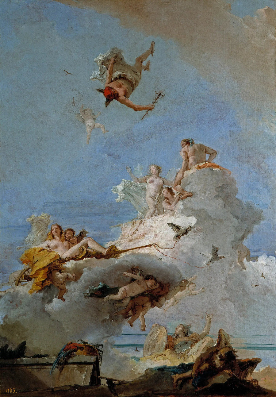 Olympe eller Vänskapens triumf - Giovanni Battista Tiepolo