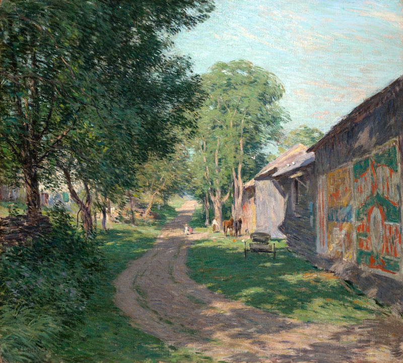 Ombre de la Saint-Jean - Willard Metcalf