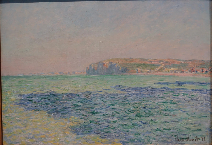 Skuggorna på havet, klipporna vid Pourville - Claude Monet