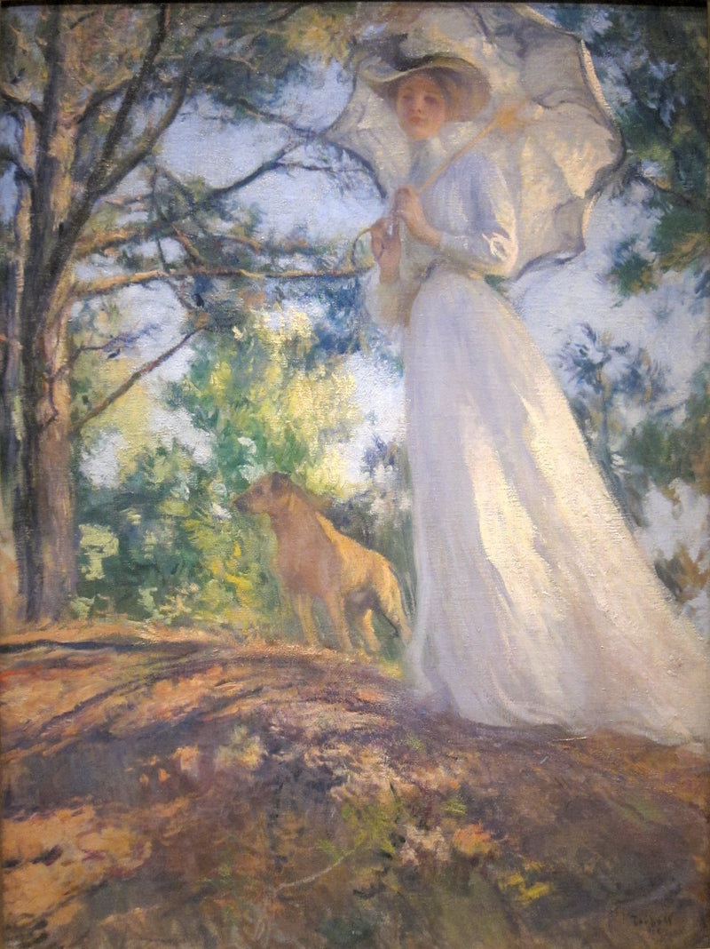 På Bos’n’s Hill - Edmund Charles Tarbell