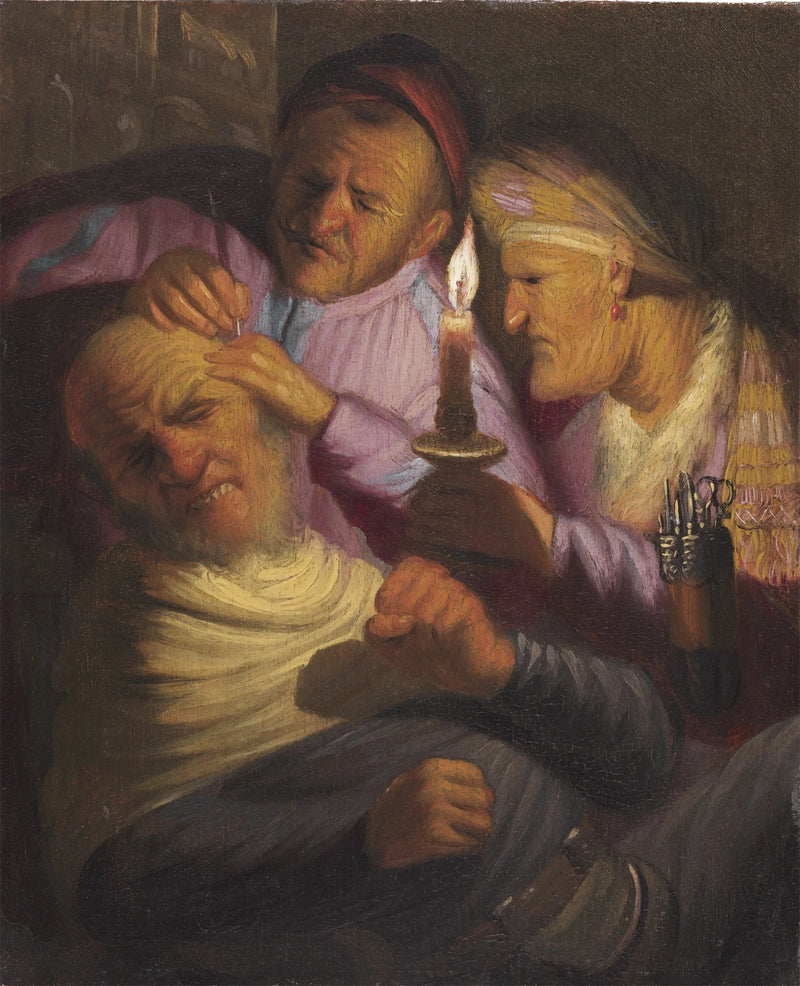 Operationen (Allegori av Beröring) - Rembrandt