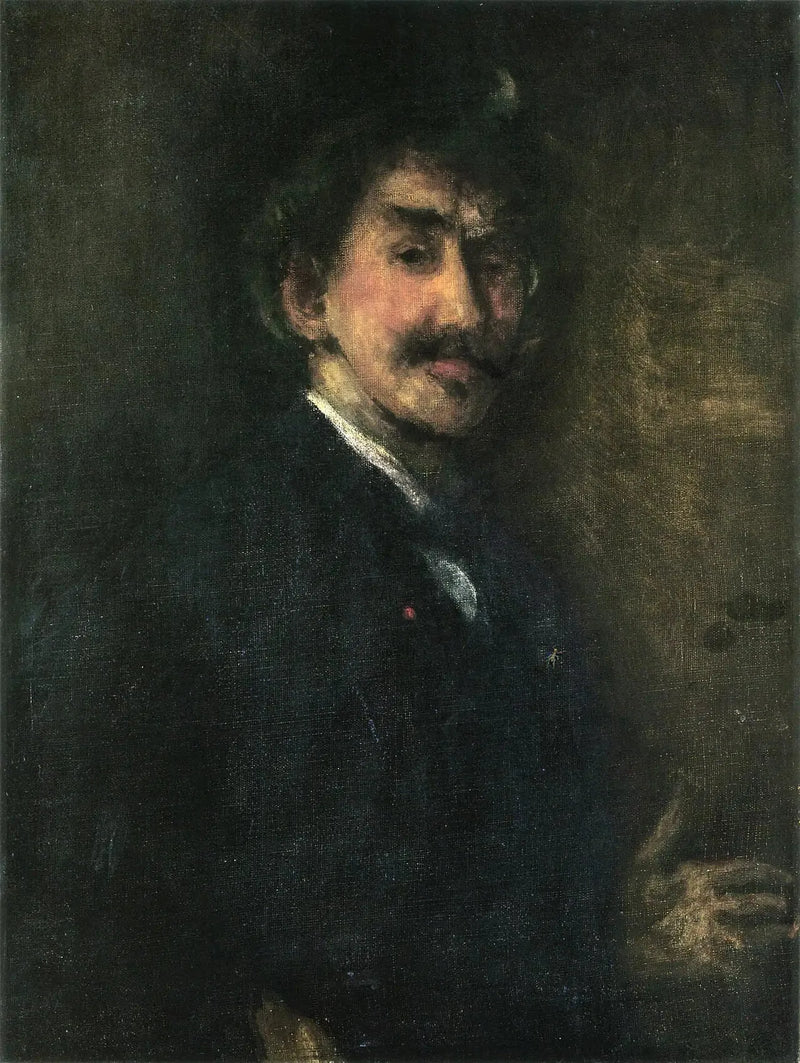 Guld och Brun: Självporträtt - James Abbott McNeill Whistler