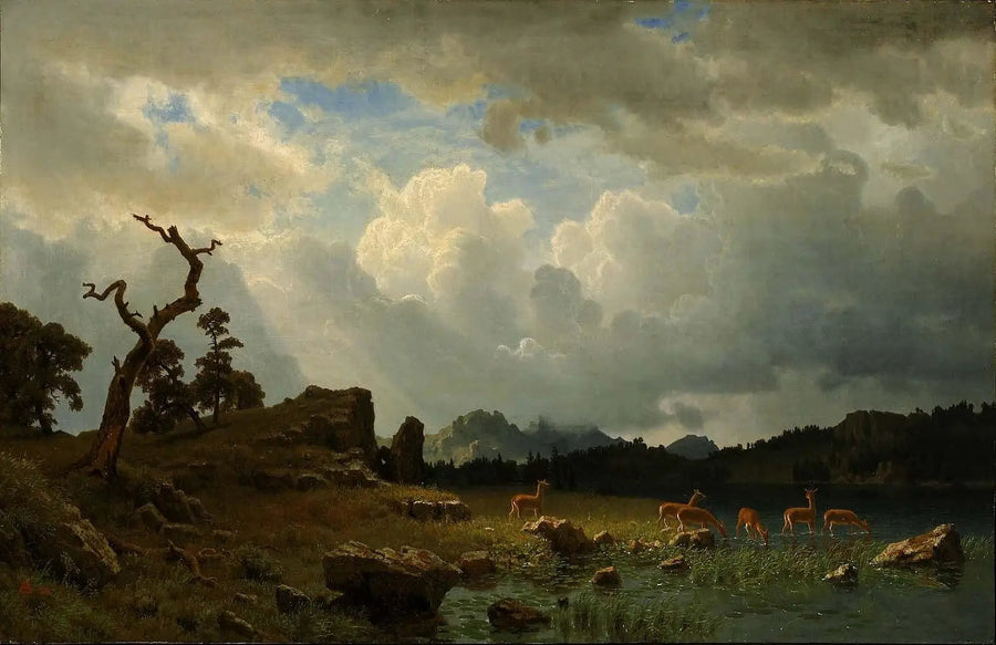 Åskväder i Rocky Mountains - Albert Bierstadt
