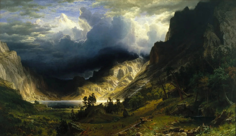 Åskväder i Rocky Mountains - Albert Bierstadt