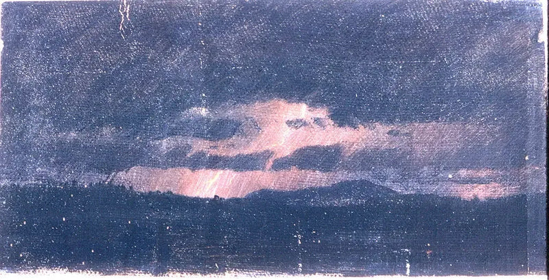 Åska över Hudson-dalängen - Frederic Edwin Church