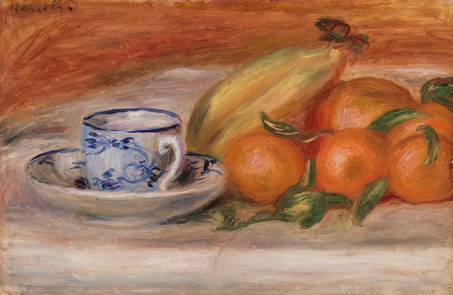 Apelsiner, bananer och tekopp (Apelsiner, bananer och tekopp) - Pierre-Auguste Renoir