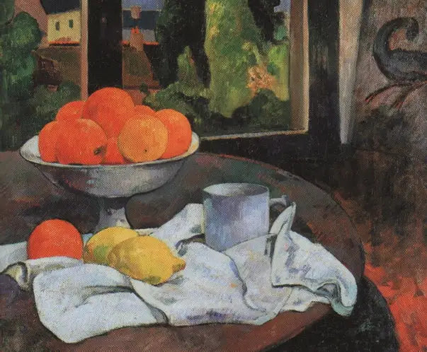 Apelsiner och citroner med utsikt över Pont-Aven - Paul Gauguin