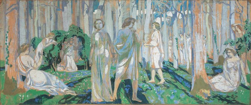 Orfeus och Eurydike - Maurice Denis
