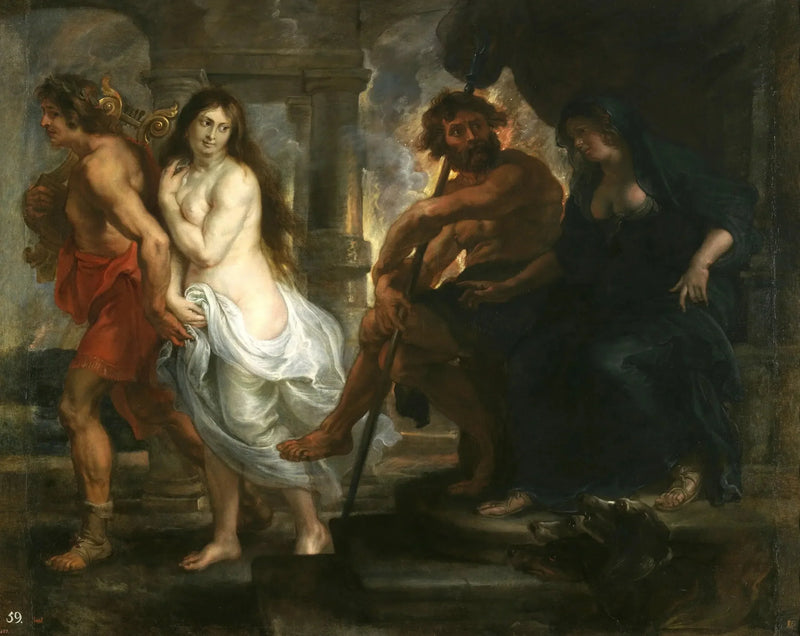 Orfeus och Eurydike - Peter Paul Rubens