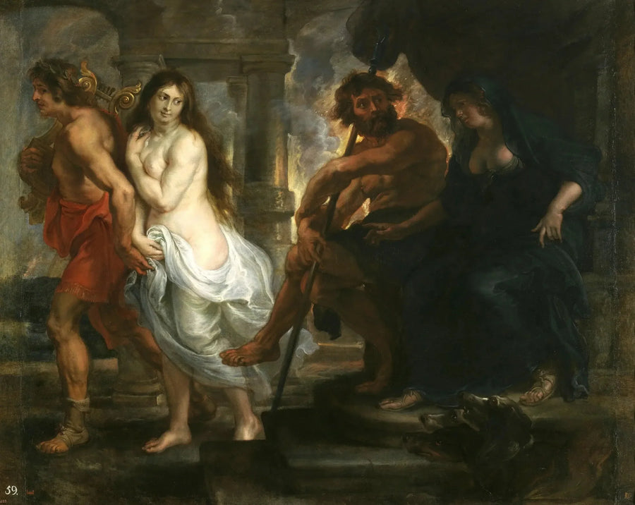 Orfeus och Eurydike - Peter Paul Rubens