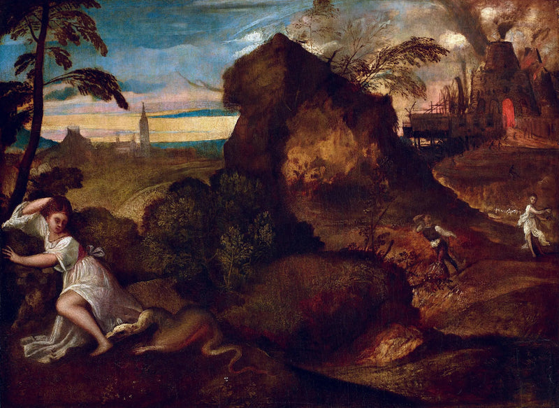 Orfeus och Eurydike - Titian