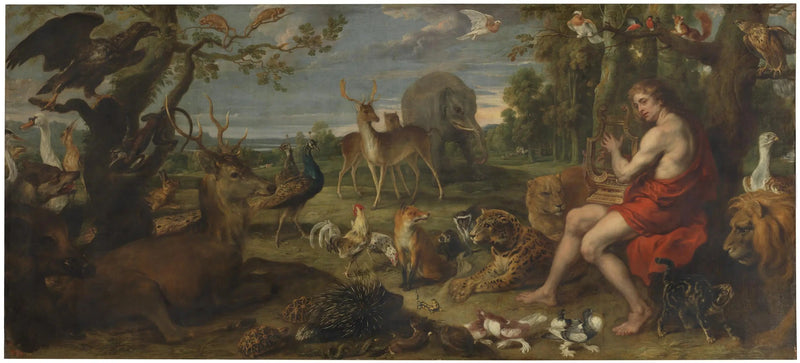 Orfeus och djuren - Peter Paul Rubens