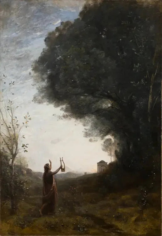 Orfeus hälsar ljuset - Jean-Baptiste Camille Corot
