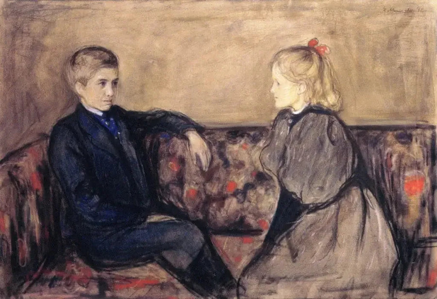 Oscar och Ingeborg Heiberg - Edvard Munch
