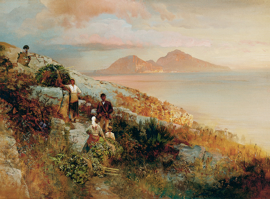 Vue de Capri - Oswald Achenbach