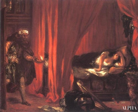 Othello et Desdemona - Eugène Delacroix - Reproductions de tableaux et peintures haut de gamme