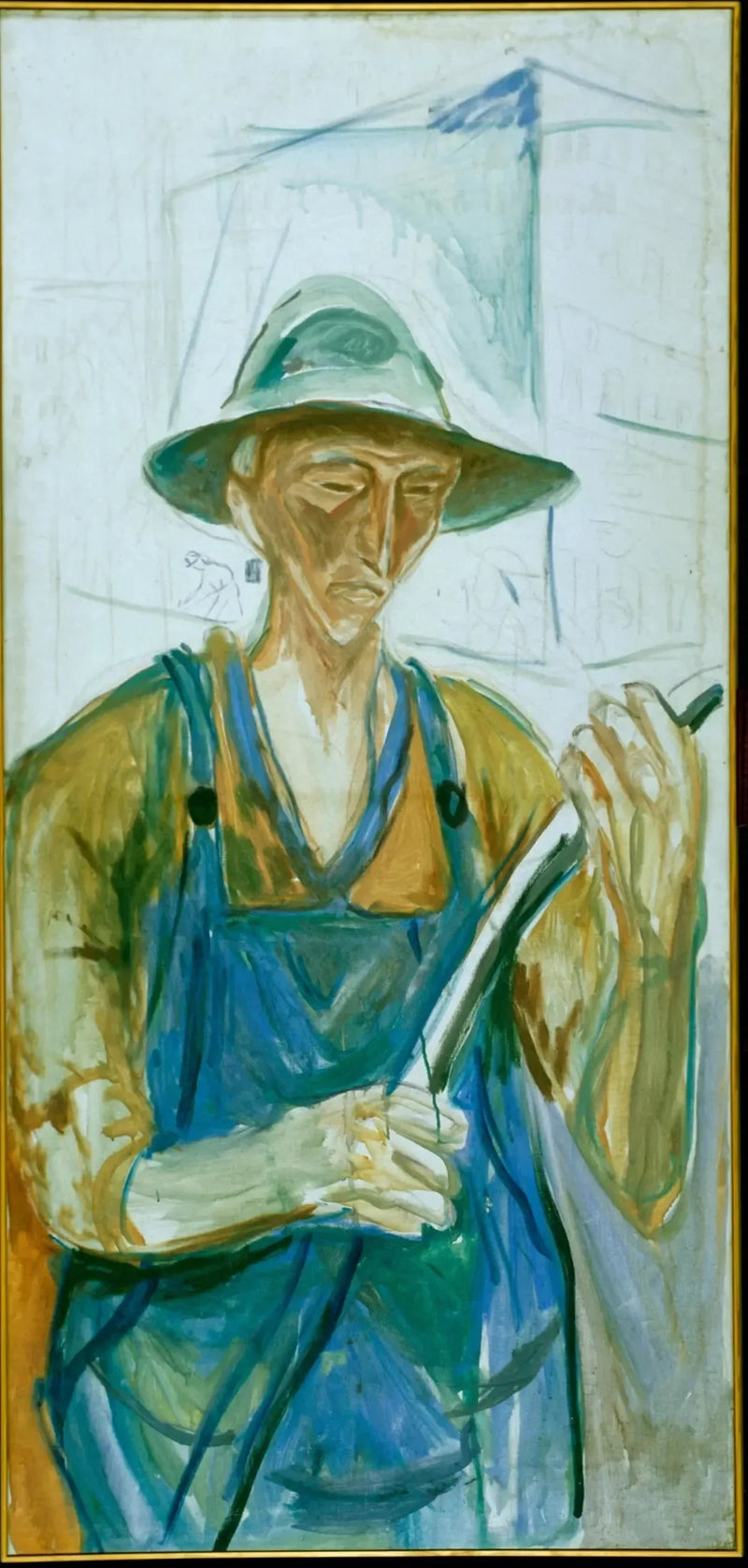 Byggarbetare - Edvard Munch