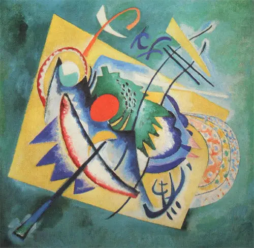 Röd oval - Vassily Kandinsky