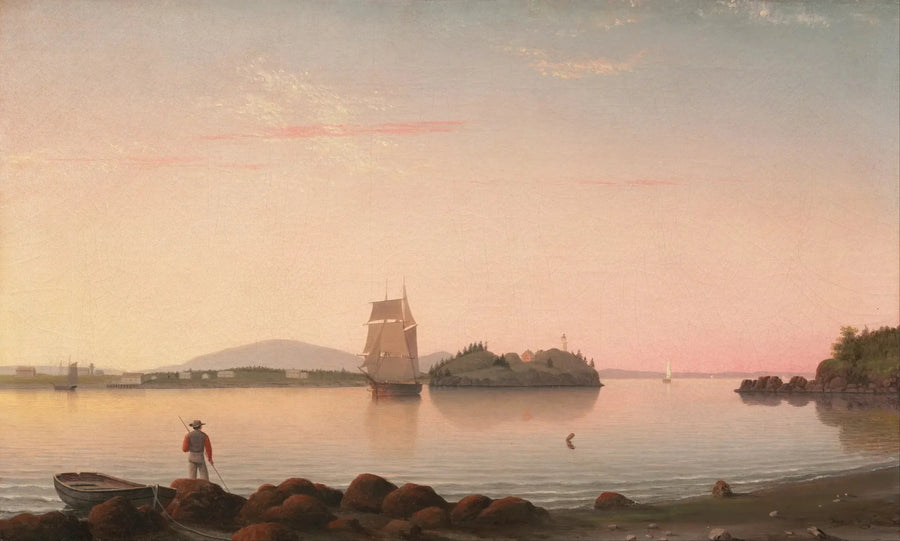 Ugglehuvud, Penobscotbukten, Maine - Fitz Henry Lane