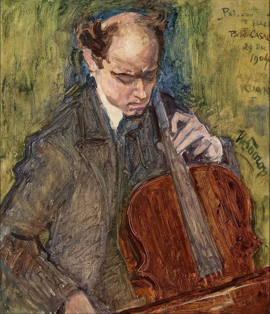 Pablo Casals som spelar cello - Jan Toorop